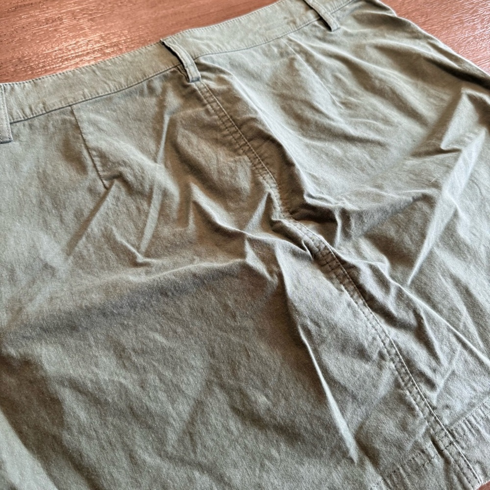 J. Crew Green Denim Mini Skirt Boho 8 - Picture 7 of 11